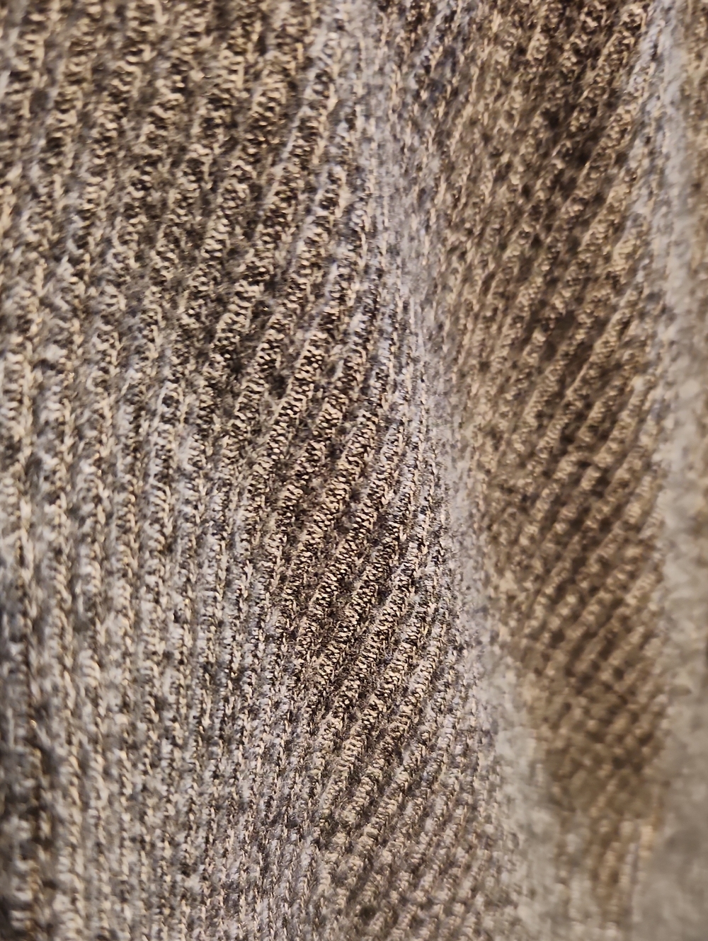 Weekend Edition  Ribbed Knit Drawstring Joggers — Gray - Picture 4 of 5